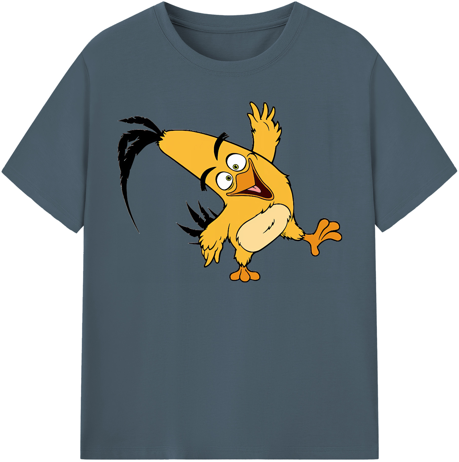 （画像用） Angry Birds アングリーバード 綿100％半袖Tシャツ（フロントプリント）